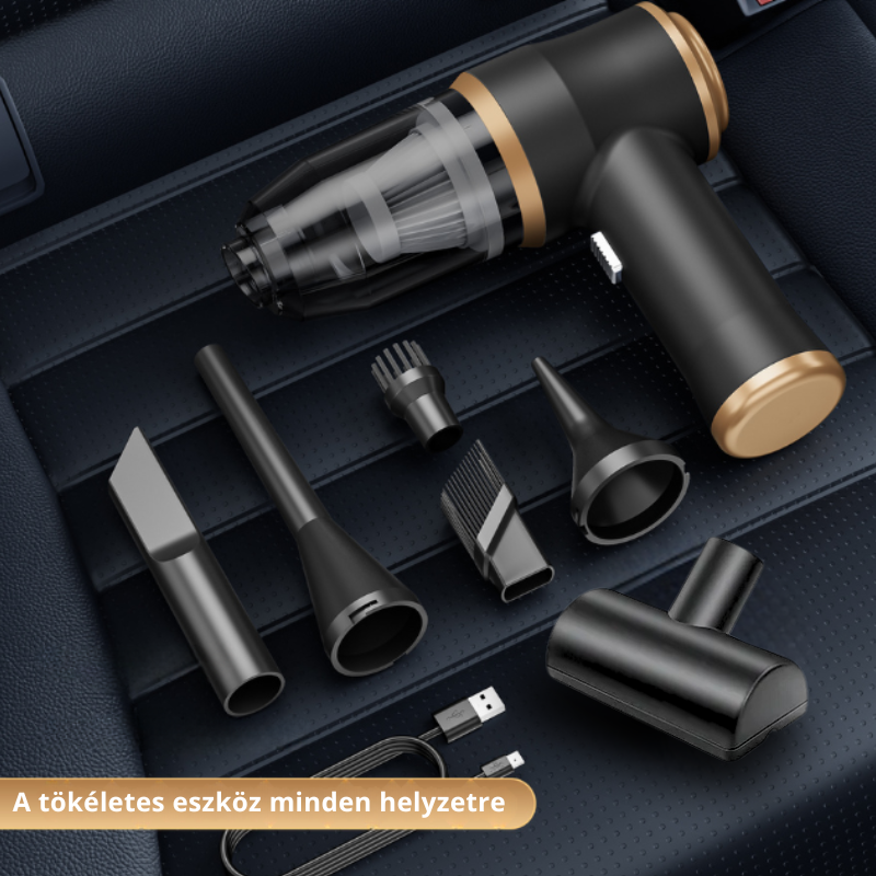 TurboMax akkus 2 az 1-ben kézi porszívó, mindenre megoldást ad